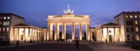 Brandenburg Gate at dusk, Berlin, Germany Fine Art Print