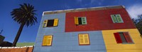 Low Angle View Of A Building, La Boca, Buenos Aires, Argentina Fine Art Print