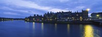 Buildings On The Waterfront, Inverness, Highlands, Scotland, United Kingdom Fine Art Print