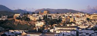High angle view of a town, Ronda, Andalucia, Spain Fine Art Print