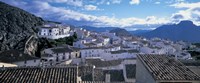 High angle view of buildings in a town, Velez Blanco, Andalucia, Spain Fine Art Print