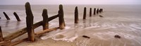 Posts On The Beach, Spurn, Yorkshire, England, United Kingdom Fine Art Print