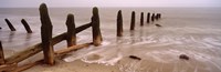 Posts On The Beach, Spurn, Yorkshire, England, United Kingdom by Panoramic Images - 27" x 9", FulcrumGallery.com brand