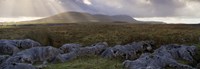 Clouds Over A Landscape, Ingleborough, Yorkshire Dales, Yorkshire, England, United Kingdom Fine Art Print