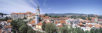 Buildings in a city, Cesky Krumlov, South Bohemia, Czech Republic Fine Art Print