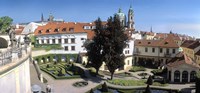 High angle view of a garden, Vrtbovska Garden, Prague, Czech Republic Fine Art Print
