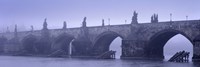 Bridge over a river, Charles Bridge, Prague, Czech Republic by Panoramic Images - 27" x 9"