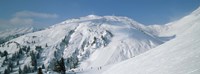 Ski area in the mountains, Galzig, St. Anton, Austria Fine Art Print