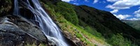 Water Flowing Over Rocks, Sourmilk Gill, Borrowdale, English Lake District, Cumbria, England, United Kingdom Fine Art Print