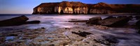 Rock Formations Near A Bay, Thornwick Bay, Flamborough, Yorkshire, England, United Kingdom by Panoramic Images - 27" x 9"