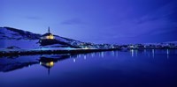 Town at the Waterfront Holmavik Iceland