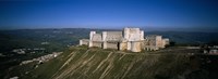 High angle view of a fort, Crac Des Chevaliers Fortress, Crac Des Chevaliers, Syria Fine Art Print