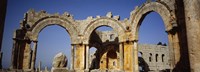 Old ruins of a church, St. Simeon Church, Aleppo, Syria Fine Art Print