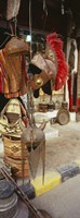Souvenirs displayed in a market, Palmyra, Syria Fine Art Print