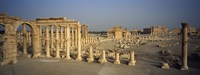 Old ruins of a temple, Temple Of Bel, Palmyra, Syria Fine Art Print