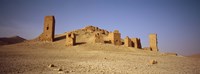 Ancient tombs on a landscape, Palmyra, Syria Fine Art Print