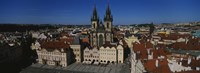 High angle view of a cityscape, Prague Old Town Square, Old Town, Prague, Czech Republic Fine Art Print