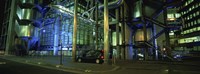 Car in front of an office building, Lloyds Of London, London, England Fine Art Print