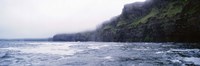 Rock formations at the waterfront, Cliffs Of Moher, The Burren, County Clare, Republic Of Ireland by Panoramic Images - 27" x 9"