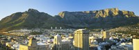 High angle view of a city, Cape Town, South Africa Fine Art Print