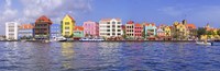 Buildings at the waterfront, Willemstad, Curacao, Netherlands Antilles Fine Art Print