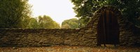 Close-up of a stone wall, County Kilkenny, Republic Of Ireland Fine Art Print