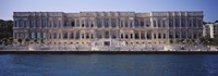 Facade of a palace at the waterfront, Ciragan Palace Hotel Kempinski, Bosphorus, Istanbul, Turkey Fine Art Print