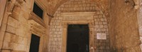 Entrance of a monastery, Dominican Monastery, Dubrovnik, Croatia Fine Art Print
