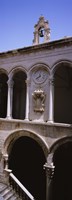 Low angle view of a bell tower, Rector's Palace, Dubrovnik, Croatia Fine Art Print