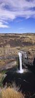 High angle view of a waterfall, Palouse Falls, Palouse Falls State Park, Washington State, USA Fine Art Print