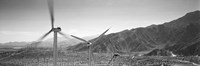 Wind turbines on a landscape by Panoramic Images - 27" x 9"