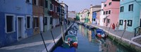 Canal, Burano, Italy Fine Art Print