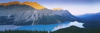Mountains by Peyto Lake, Canada Fine Art Print