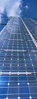 Low angle view of solar panels, Germany Fine Art Print