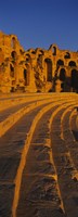 Old ruins of an amphitheater, Roman Theater, El Djem, Mahdia Governorate, Tunisia Fine Art Print