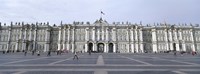 Facade of a museum, State Hermitage Museum, Winter Palace, Palace Square, St. Petersburg, Russia by Panoramic Images - 27" x 9"