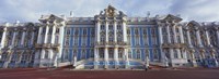 Facade of a palace, Catherine Palace, Pushkin, St. Petersburg, Russia Fine Art Print