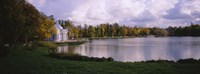 Palace at the lakeside, Catherine Palace, Pushkin, St. Petersburg, Russia Fine Art Print