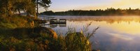 Reflection of sunlight in water, Vuoksi River, Imatra, Finland Fine Art Print