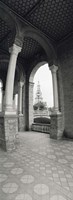 Interiors of a plaza, Plaza De Espana, Seville, Seville Province, Andalusia, Spain Fine Art Print