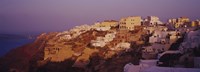 Town on a cliff, Santorini, Greece Fine Art Print