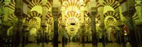 Interiors of a cathedral, La Mezquita Cathedral, Cordoba, Cordoba Province, Spain by Panoramic Images - 27" x 9"