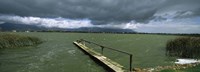 Pier on the lake, Zeekoevlei Lake, Cape Town, Western Cape Province, South Africa by Panoramic Images - 27" x 9"