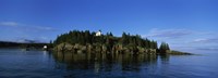 Island in the sea, Bear Island Lighthouse off Mount Desert Island, Maine Fine Art Print