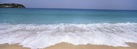 Surf on the beach, Antigua, Antigua and Barbuda Fine Art Print