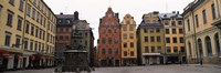 Buildings in a city, Stortorget, Gamla Stan, Stockholm, Sweden Fine Art Print
