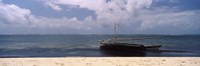 Dhows in the ocean, Malindi, Coast Province, Kenya Fine Art Print