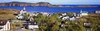 Buildings at the coast, Trinity, Newfoundland Island,  Canada Fine Art Print