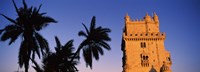 Low angle view of a tower, Torre De Belem, Belem, Lisbon, Portugal Fine Art Print
