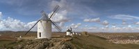 Traditional windmill on a hill, Consuegra, Toledo, Castilla La Mancha, Toledo province, Spain Fine Art Print